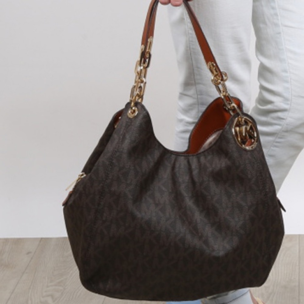 Michael Kors Fulton Large Logo Shoulder Bag